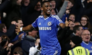 Chelsea's Cameroonian striker Samuel Eto